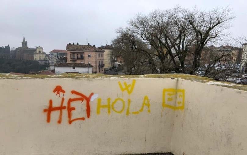 Atti vandalici al Belvedere Bonaventura di Moncalvo